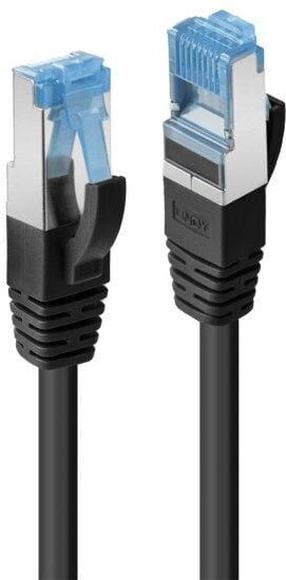 Võrgukaabel Lindy CAT6A RJ-45, RJ-45, 1 m, must v.