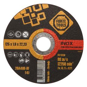 Griešanas disks Forte Tools, 125 mm x 1.6 mm x 22.23 mm