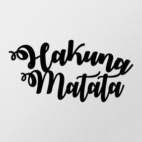 Sienos dekoracija Wallity Hakuna Matata, 70 cm x 35 cm