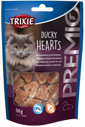 Skanėstas katėms Trixie Ducky Hearts, 0.05 kg