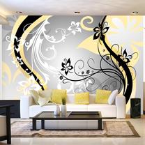 Fototapetas Artgeist Art-Flowers (Yellow) XXLNEW010125SAM, 210 cm x 294 cm