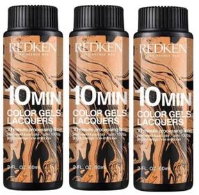 Kраска для волос Redken Color Gels Lacquers, choco mousse цв., 6NN, 60 мл x 3 шт.