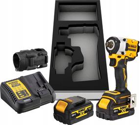 Bezvadu trieciena uzgriežņu atslēga Dewalt DCF921P2G-QW, 18 V, 5000 mAh