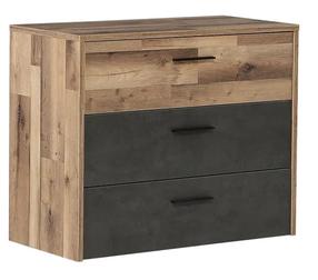 Kumode Forte Modern Way RCQK211CF-C692, brūna krās./pelēka krās., 80 cm x 100 cm x 42 cm