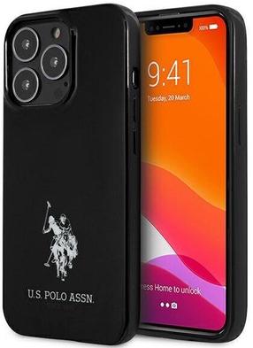 Telefona vāciņš U.S. Polo Assn., melna krās., Apple