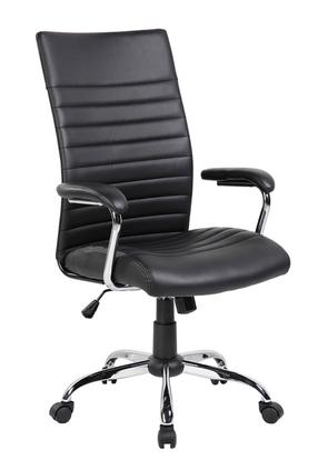 Darba krēsls Office Products Ibiza, 108 - 118 x 65 x 48 - 58 cm, melna krās.