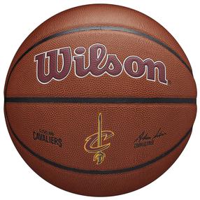 Krepšinio kamuolys Wilson Team Alliance Cleveland Cavaliers, 7 dydis, ruda sp./geltona sp./oranžinė sp.