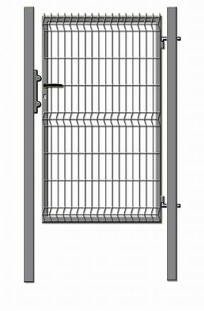 Mazie vārti ar segmentālu pildījumu Garden Center RAL7016, 100 cm x 153 cm, pelēka krās.