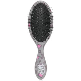 Щетка для волос Wet Brush Kids Detangler Leopard, серый цв.