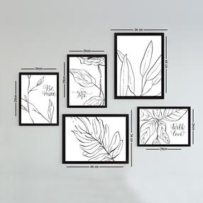 Paveikslas Wallity SET_001, 34 cm x 44 cm