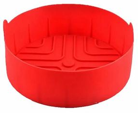 Silikoninis įdėklas karšto oro gruzdintuvei Rosberg R51980RS, raudona, 18.8 cm x 18.8 cm