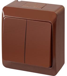 Jungiklis Elektro-Plast Hermes 0332-06, 2kl, rudos sp.