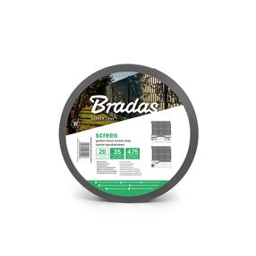 Žoga josla Bradas 35 m, 4.75 cm, pelēka krās.