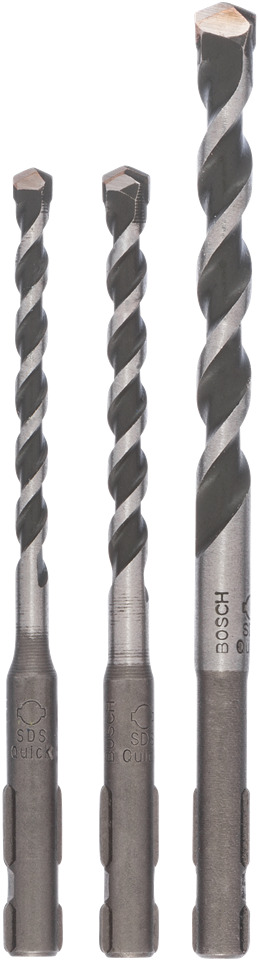 Puuride komplekt Bosch, universaalne, keermega, sds-quick, 5 mm x 12 cm