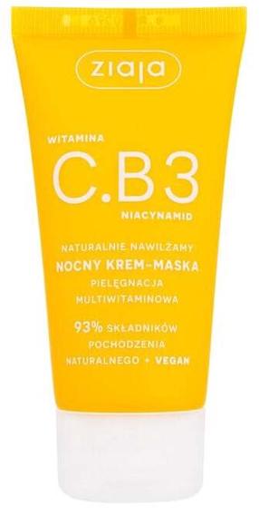 Naktinis veido kremas Ziaja Vitamin C.B3 Niacinamide, 50 ml