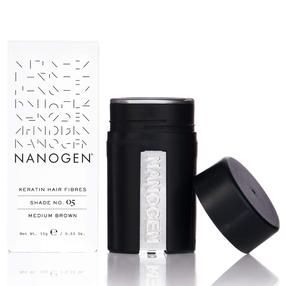 Matu pūderis Nanogen Keratin Hair Fibres 05 Medium Brown, 15 g