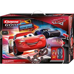 Automobilių trasa Carrera GO Disney Pixar Cars Neon Nights 20062477, įvairių spalvų