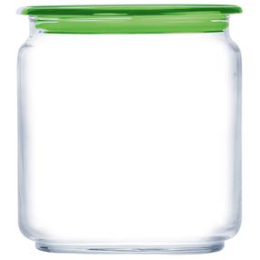 Kuivaine konteiner Luminarc Plano, 0.75 l, läbipaistev v./roheline v.