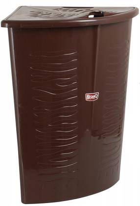 Skalbinių dėžė Branq Zebra, 45 l, antracito sp., 37 cm x 50 cm x 52.5 cm