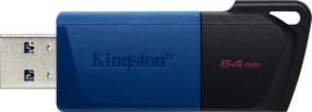 USB atmintinė Kingston DataTraveler Exodia M, mėlyna sp./juoda sp., 64 GB