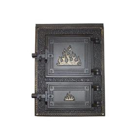 Kamīna durtiņa Metnetus x 29 cm x 39 cm, čuguns, melna krās.