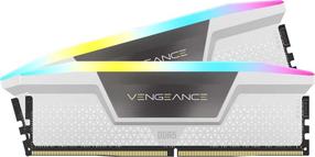 Оперативная память (RAM) Corsair Vengeance RGB CMH32GX5M2B6400C36W, DDR5, 32 GB, 6400 MHz