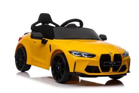 Vaikiškas elektromobilis Lean Toys BMW M4, geltona sp.