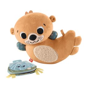 Набор игрушек для малышей Mattel Fisher Price Sensimals Animal Activity Plush Otter, oранжевый цв.