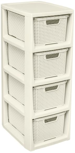Vonios lentyna Branq Rattan, 29.5 cm x 65 cm x 24 cm, ecru sp.
