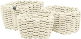 Korvide komplekt, esemete hoidmiseks Tom Tailor 14861798, valge v., 30 x 25 x 19 cm