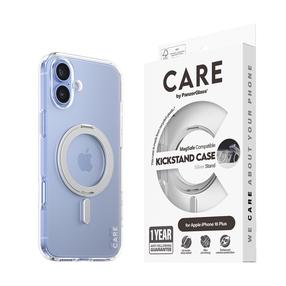 Telefono dėklas PanzerGlass Care Kickstand, skaidri sp., Apple