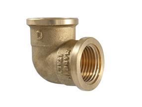 Alkūnė TDM Brass 200, 90 °, 1 1/4", žalvaris