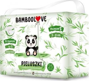Подгузники Bamboolove Diapers, S размер, 3 - 8 кг, 25 шт.