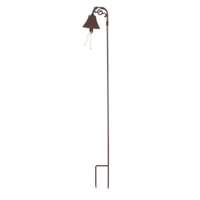 Durvju zvans, 117 cm, čuguns, brūna krās.