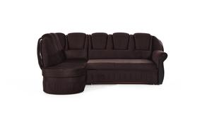 Kampinė sofa Lord Monolith 29, tamsiai ruda sp., kairinė, 180 x 243 cm x 105 cm