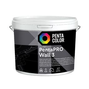 Краска Pentacolor PentaPro Wall 3, белый цв., 3 л