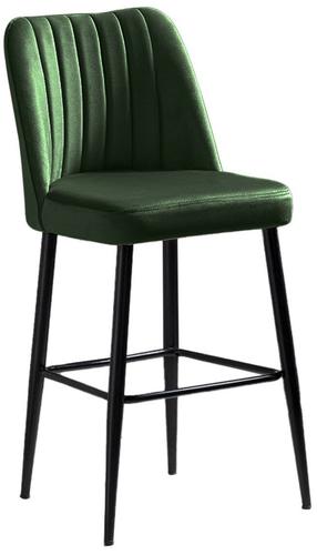 Kėdžių rinkinys Kalune Design Vento 107BCK1154, juoda sp./žalia sp., 45 cm x 49 cm x 99 cm, 2 vnt.