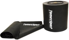 Pasipriešinimo guma Tomaz Sport Elastic Band, 100 cm x 15 cm x 0.03 cm, juoda sp.