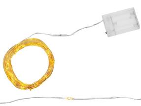 Lempučių girlianda iso-7266, 10 m, šiltai balta sp., 100 LED