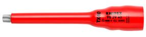 Antgalių laikiklis Knipex 98 29 40, 123 mm, 3/8"