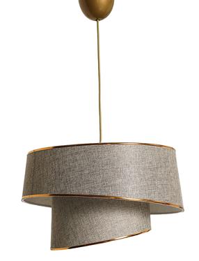 Šviestuvas kabinamas Opviq Barette 390FLH1633, E27, 1 x 60 W, aukso sp./smėlio sp. / aukso sp.