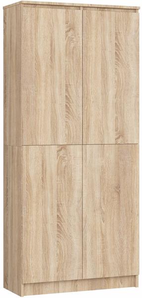 Spinta Akord Furniture Factory R80, ąžuolo sp., 80 cm x 35 cm x 180 cm