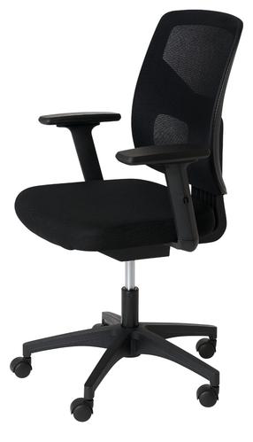 Darbo kėdė Sun-Flex Officechair Mesh, 47 - 51 x 48 x 93.3 - 113 cm, juoda sp.