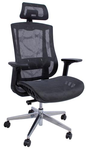 Рабочее кресло Home4you Flex 14528, 70 x 70 x 116 - 126 см, черный цв.