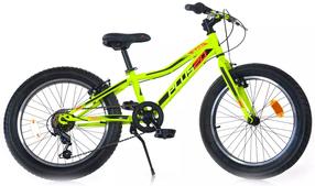 Vaikiškas dviratis Aurelia Plus 20 20, geltona sp., 14", 20"