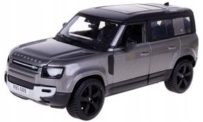 Rotaļu visurgājējs Bburago Land Rover Defender 4080202-2986, 1:24, sudraba krās.