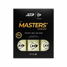 Teniso kamuoliukų rinkinys Dunlop ATP Masters, geltona sp., 12 vnt.