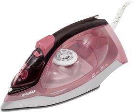 Утюг Mesko MS 5028, белый цв./черный цв./розовый цв.