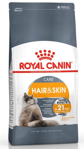 Sausā kaķu barība Royal Canin Care Hair & Skin, vistas gaļa, 10 kg