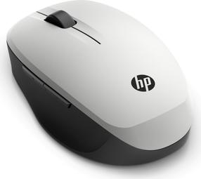 Bezvadu datora pele HP Dual Mode Mouse 300, sudraba krās.